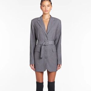 Amanda Uprichard Meritt Blazer Dress XS Belted NEW with tags Shopbop